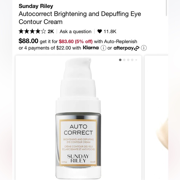 Brand new and sealed Sunday Riley autocorrect - Picture 1 of 6